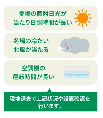 効果が出やすい環境の画像